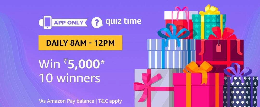Amazon Quiz Time Answer 22 September