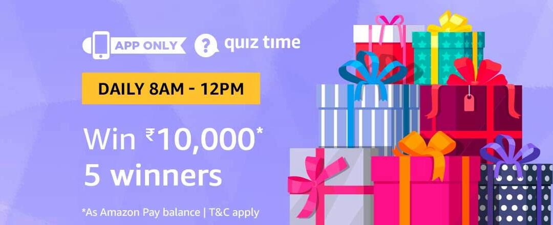 Amazon Quiz Time Answer 27 September