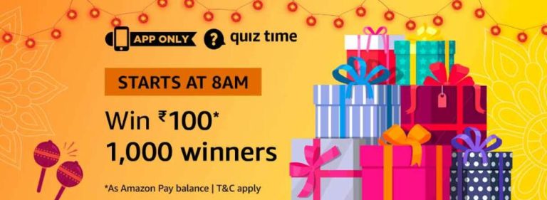 Amazon Quiz Time Answer 1 December