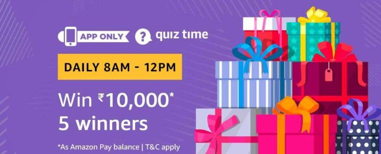 Amazon Quiz Time Answer 1 March