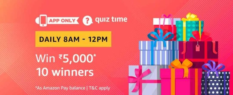 Amazon Quiz Time Answer 8 March
