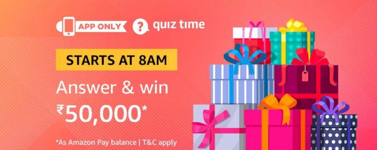 Amazon Quiz Time Answer 29 March