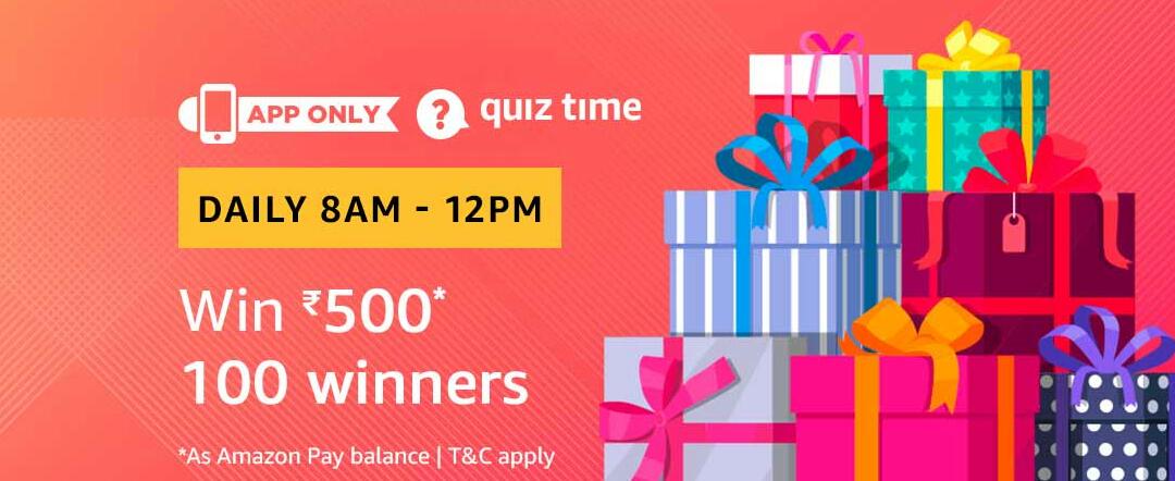 Amazon Quiz Time Answer 18 March