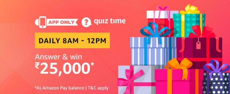 Amazon Quiz Time Answer 22 March