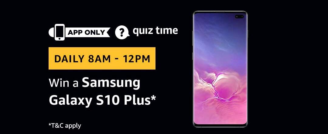 Amazon Samsung Galaxy S10e Quiz Answer 24 March